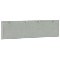 Cuscino Testiera Hanko Grigio Chiaro 180 cm in Velluto 374681