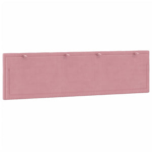 Cuscino Testiera Hanko Rosa 180 cm in Velluto 374686