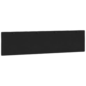 Cuscino Testiera Hanko Nero 200 cm in Velluto 374691