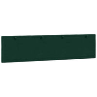 Cuscino Testiera-Cuscino per Testiera Hanko Verde Scuro 200 cm in Velluto