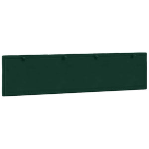 Cuscino Testiera-Cuscino per Testiera Hanko Verde Scuro 200 cm in Velluto