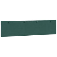 Cuscino Testiera Hanko Verde Scuro 200 cm in Velluto 374692