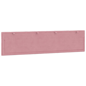Cuscino Testiera Hanko Rosa 200 cm in Velluto 374694