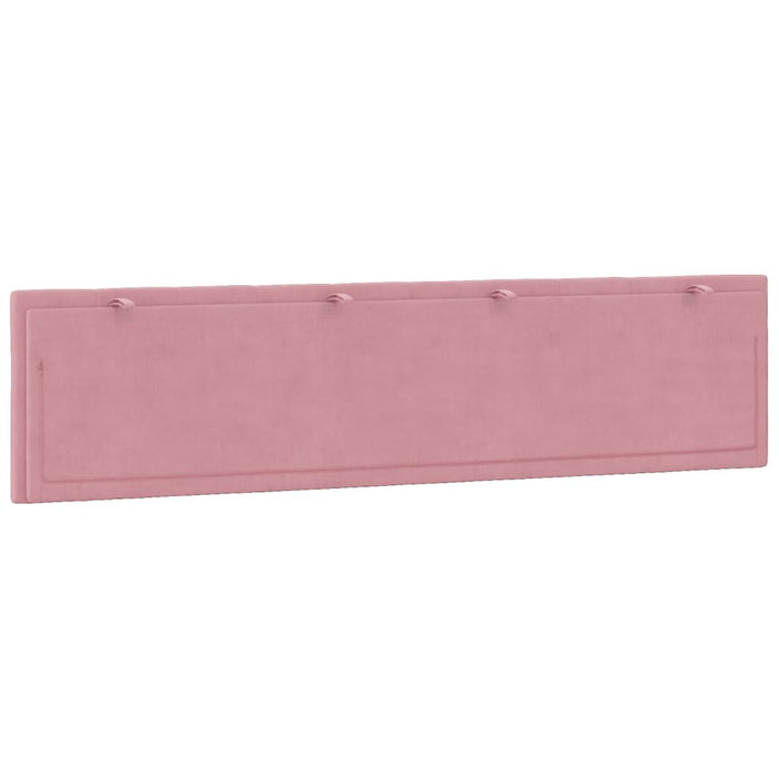 Cuscino Testiera Hanko Rosa 200 cm in Velluto 374694