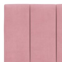 Cuscino Testiera Hanko Rosa 200 cm in Velluto 374694