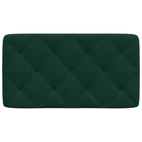 Cuscino Testiera-Cuscino per Testiera Verde Scuro 80 cm in Velluto