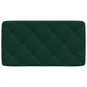 Cuscino Testiera-Cuscino per Testiera Verde Scuro 80 cm in Velluto