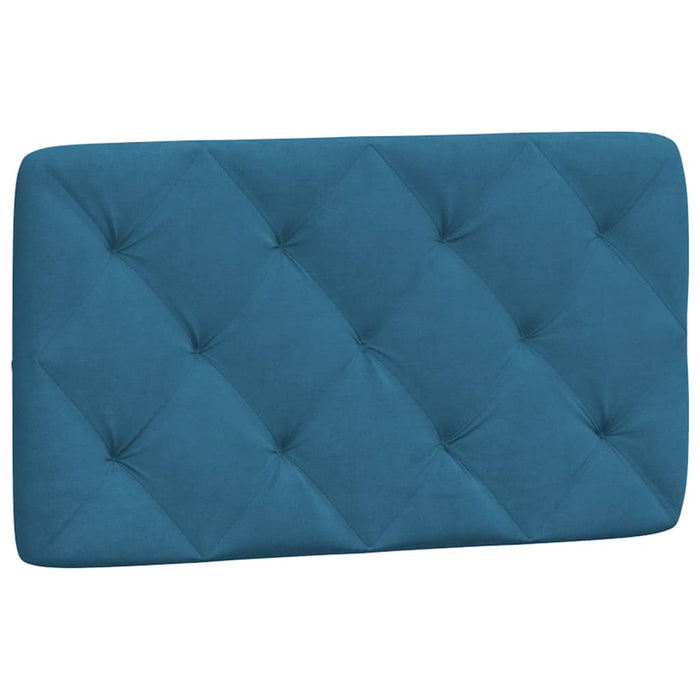 Cuscino Testiera Blu 80 cm in Velluto 374706