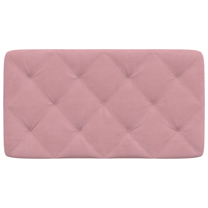 Cuscino Testiera Rosa 80 cm in Velluto 374707