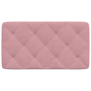 Cuscino Testiera-Cuscino per Testiera Rosa 80 cm in Velluto