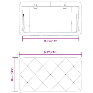 Cuscino Testiera Rosa 80 cm in Velluto 374707