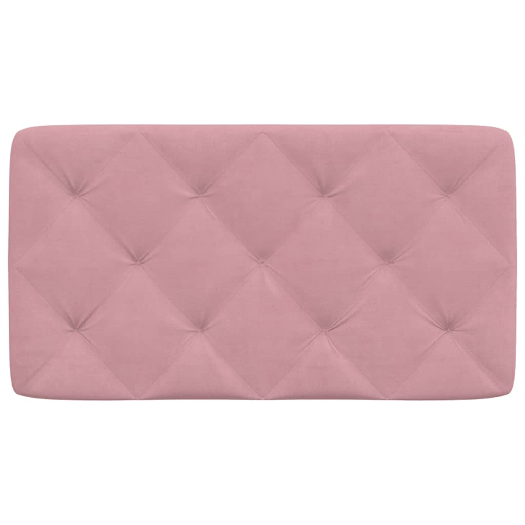 Cuscino Testiera Rosa 90 cm in Velluto 374713