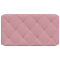 Cuscino Testiera-Cuscino per Testiera Rosa 90 cm in Velluto