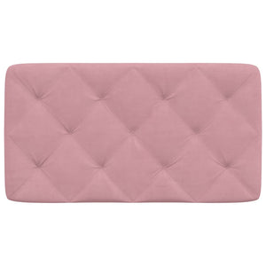 Cuscino Testiera-Cuscino per Testiera Rosa 90 cm in Velluto
