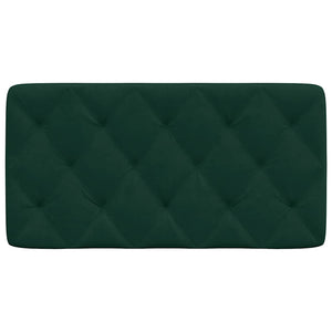 Cuscino Testiera-Cuscino per Testiera Verde Scuro 100 cm in Velluto