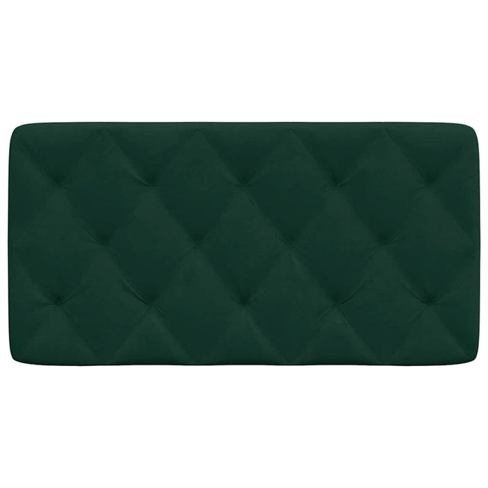 Cuscino Testiera-Cuscino per Testiera Verde Scuro 100 cm in Velluto