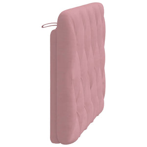 Cuscino Testiera-Cuscino per Testiera Rosa 100 cm in Velluto