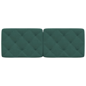 Cuscino Testiera Verde Scuro 140 cm in Velluto 374730
