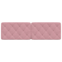 Cuscino Testiera-Cuscino per Testiera Rosa 160 cm in Velluto