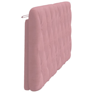 Cuscino Testiera-Cuscino per Testiera Rosa 160 cm in Velluto