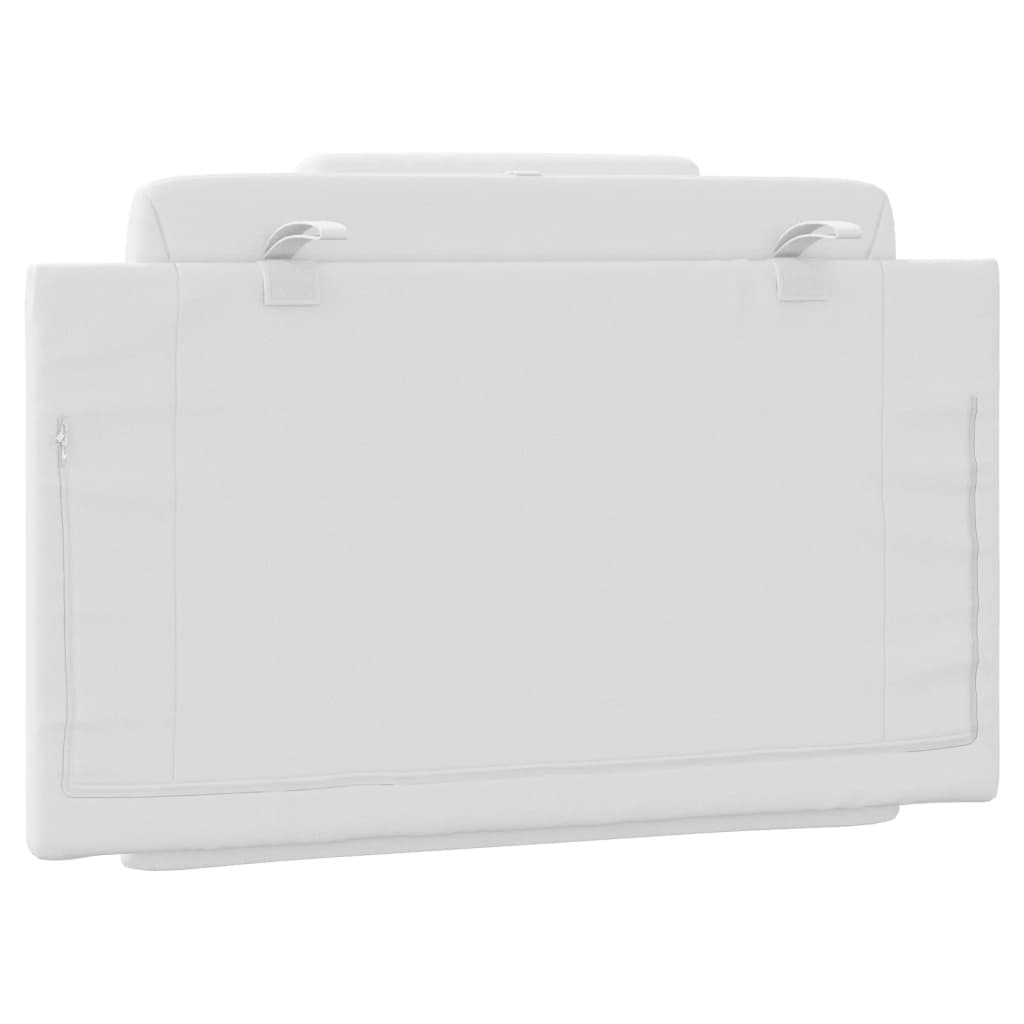 Cuscino Testiera-Cuscino per Testiera Viana Bianco 80 cm in Similpelle