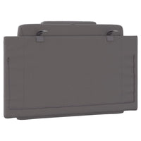 Cuscino Testiera-Cuscino per Testiera Viana Grigio 80 cm in Similpelle