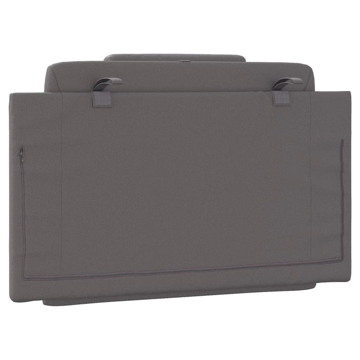 Cuscino Testiera-Cuscino per Testiera Viana Grigio 80 cm in Similpelle