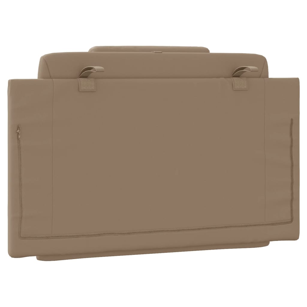 Cuscino Testiera-Cuscino per Testiera Viana Cappuccino 80 cm in Similpelle