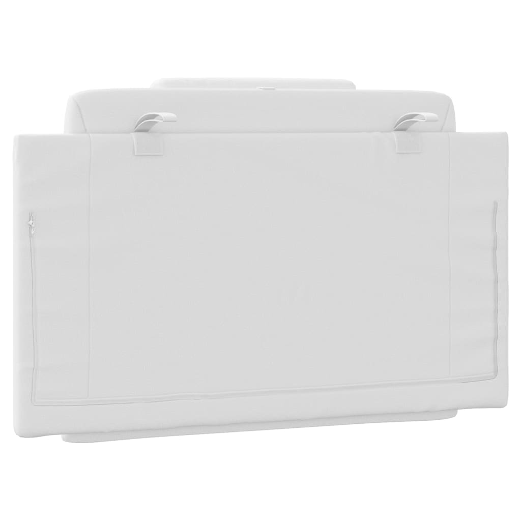 Cuscino Testiera Viana Bianco 90 cm in Similpelle 374768