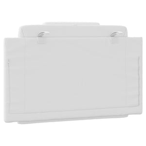 Cuscino Testiera-Cuscino per Testiera Viana Bianco 90 cm in Similpelle