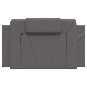 Cuscino Testiera Viana Grigio 90 cm in Similpelle 374770