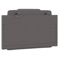 Cuscino Testiera-Cuscino per Testiera Viana Grigio 90 cm in Similpelle