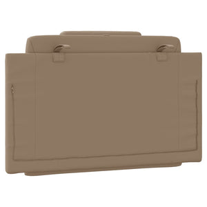 Cuscino Testiera Viana Cappuccino 90 cm in Similpelle 374771