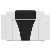 Cuscino Testiera-Cuscino per Testiera Viana Nero e Bianco 90 cm in Similpelle 461032