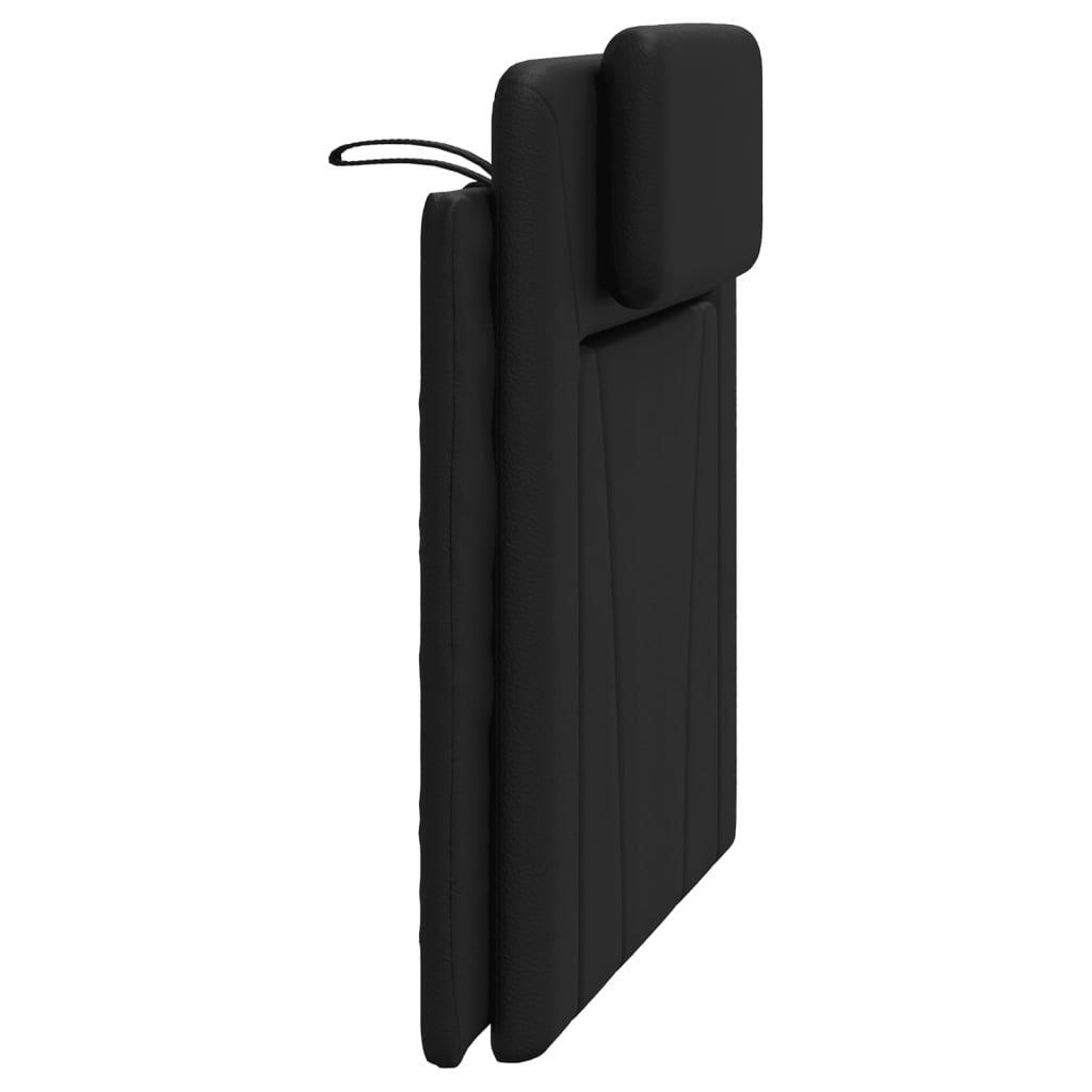 Cuscino Testiera Viana Nero 100 cm in Similpelle 374774