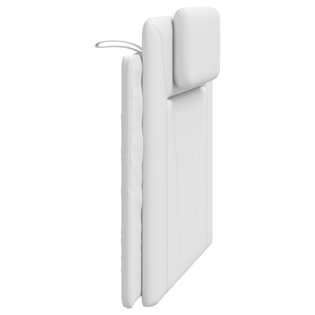 Cuscino Testiera-Cuscino per Testiera Viana Bianco 100 cm in Similpelle