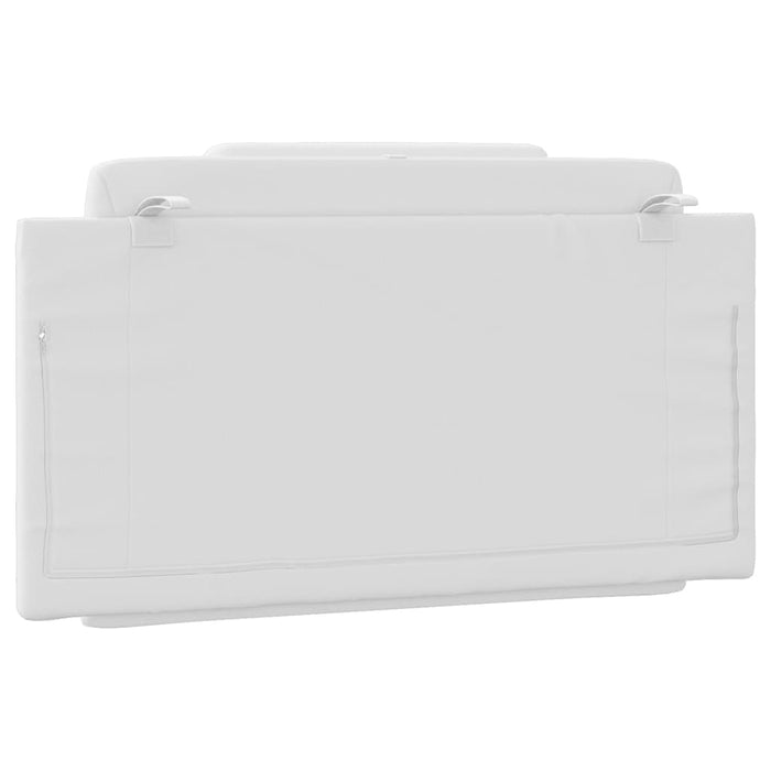 Cuscino Testiera-Cuscino per Testiera Viana Bianco 100 cm in Similpelle