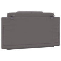 Cuscino Testiera-Cuscino per Testiera Viana Grigio 100 cm in Similpelle