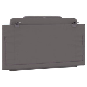 Cuscino Testiera-Cuscino per Testiera Viana Grigio 100 cm in Similpelle