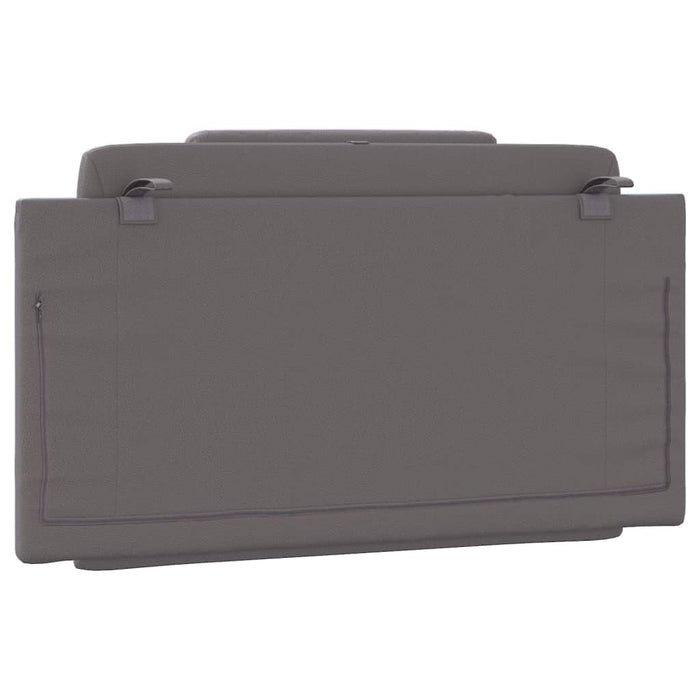 Cuscino Testiera-Cuscino per Testiera Viana Grigio 100 cm in Similpelle