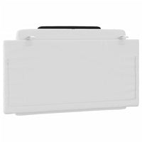 Cuscino Testiera Viana Nero e Bianco 100 cm in Similpelle 374780