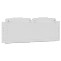 Cuscino Testiera-Cuscino per Testiera Viana Bianco 120 cm in Similpelle