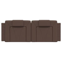 Cuscino Testiera-Cuscino per Testiera Viana Marrone 120 cm in Similpelle