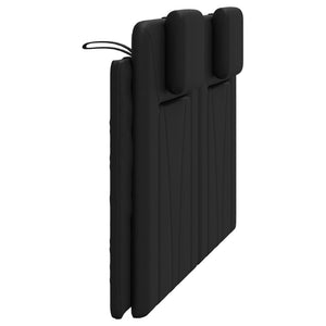 Cuscino Testiera-Cuscino per Testiera Viana Nero 140 cm in Similpelle