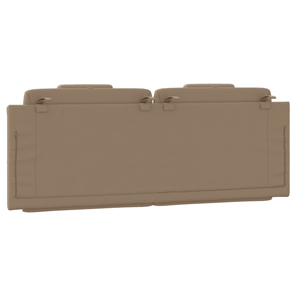 Cuscino Testiera Viana Cappuccino 140 cm in Similpelle 374794