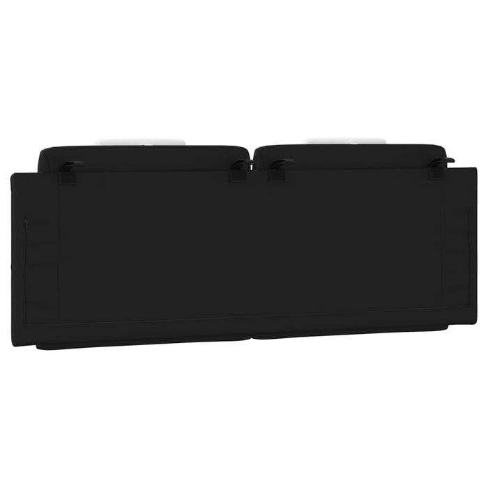 Cuscino Testiera Viana Nero e Bianco 140 cm in Similpelle 374795