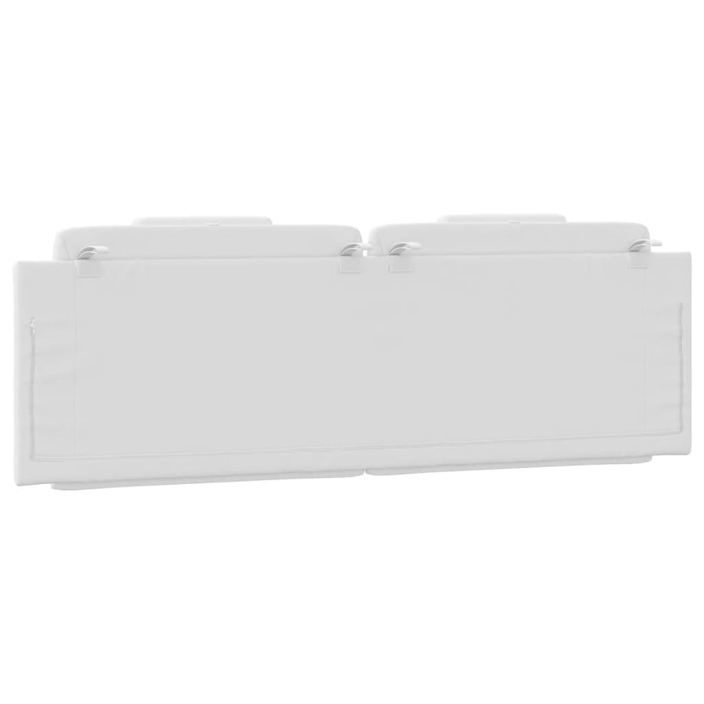 Cuscino Testiera Viana Bianco 160 cm in Similpelle 374798