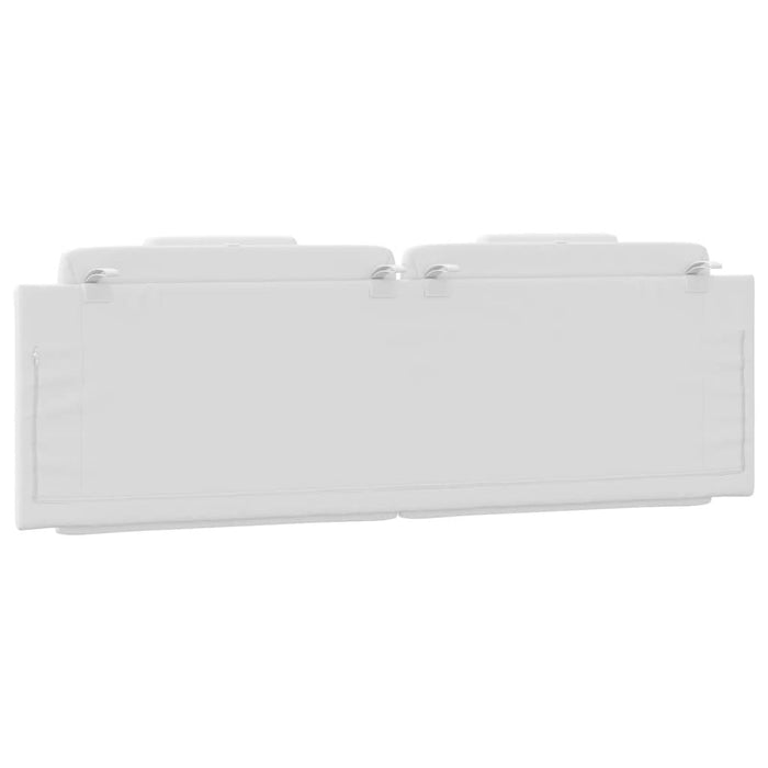 Cuscino Testiera Viana Bianco 160 cm in Similpelle 374798