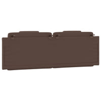 Cuscino Testiera Viana Marrone 160 cm in Similpelle 374799