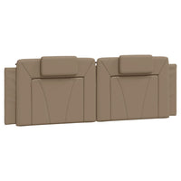 Cuscino Testiera-Cuscino per Testiera Viana Cappuccino 160 cm in Similpelle